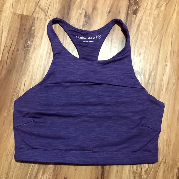 OV Move Free Crop Top in Purple Sold Out Color, S - Picture 1 of 6